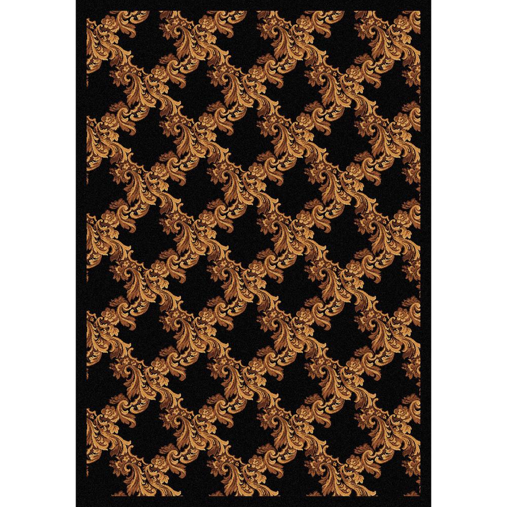 Joy Carpet Corinth Black 5'4" x 7'8". Picture 1