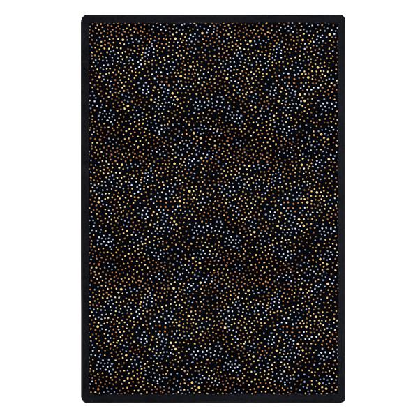 Joy Carpet Dots Aglow Gold 5'4" x 7'8". Picture 1