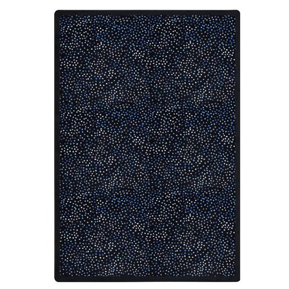 Joy Carpet Dots Aglow Silver 5'4" x 7'8". Picture 1