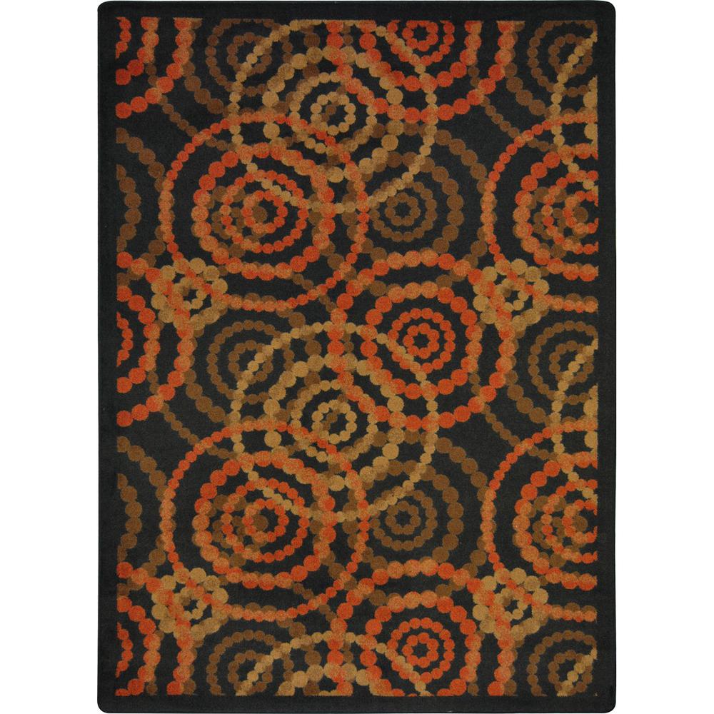 Joy Carpet Dottie Warm Earth 5'4" x 7'8". Picture 1