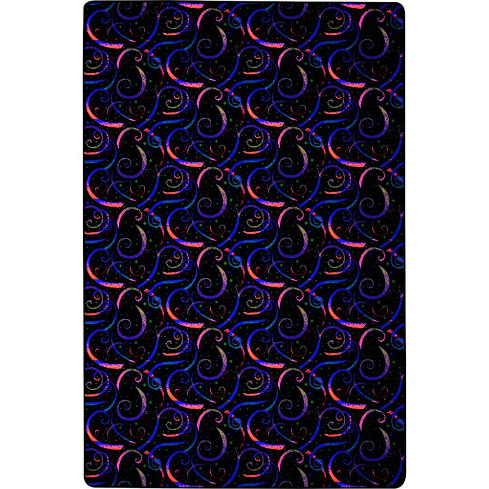 Dynamo 6' x 6' area rug in color Fluorescent. Picture 1