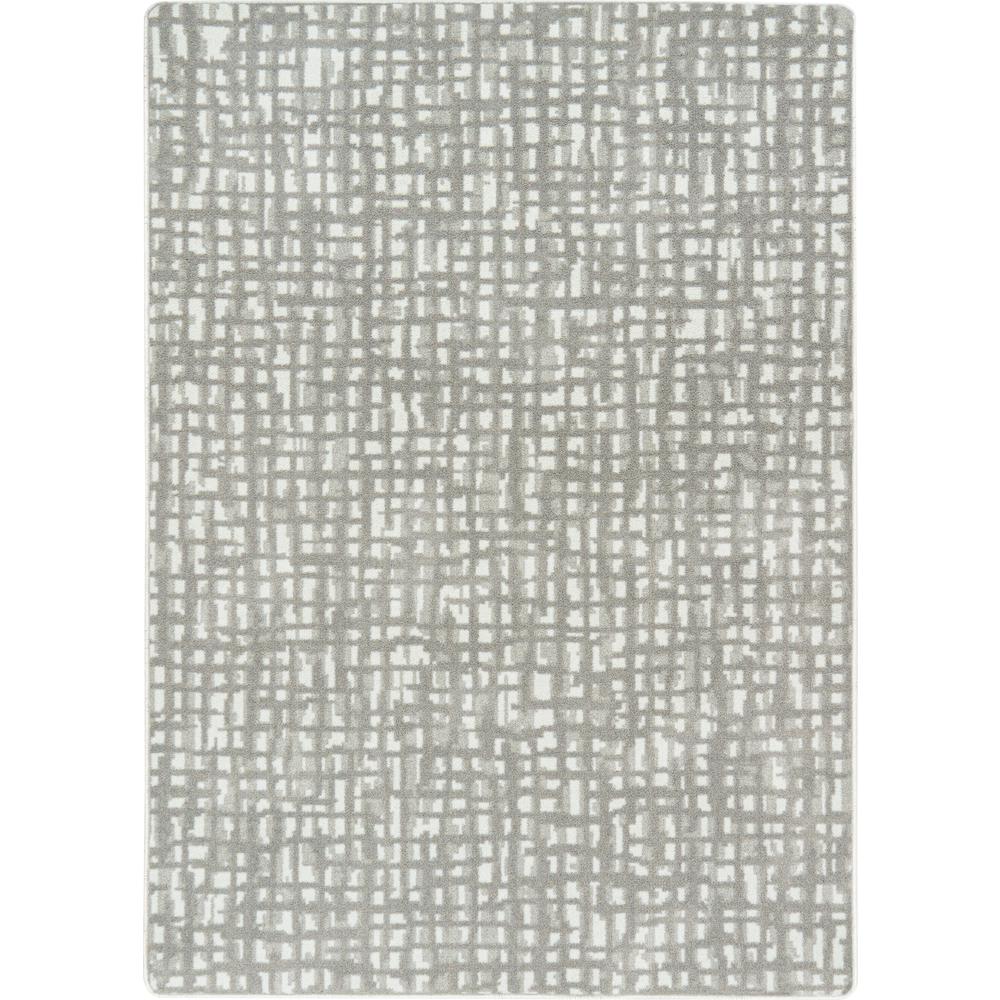 Fool's Gold 5'4" x 7'8" area rug in color Dove. Picture 1