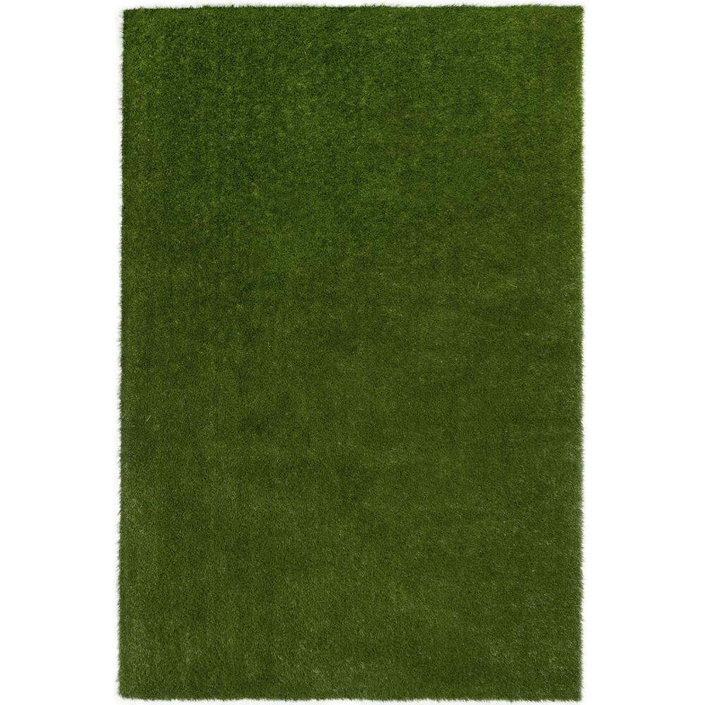 GreenSpace 6' x 9' area rug in color Green. Picture 1
