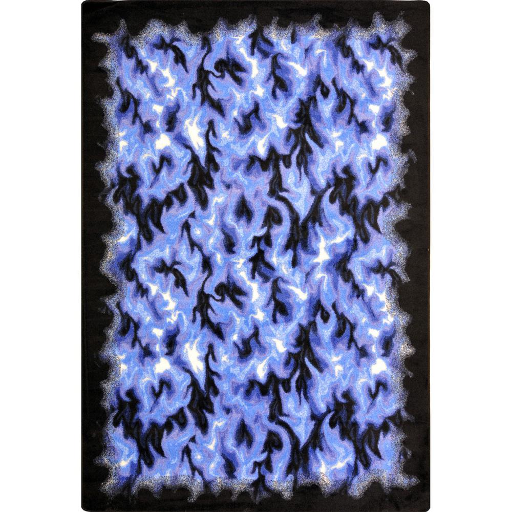 Joy Carpet Inferno Blue 5'4" x 7'8". Picture 1