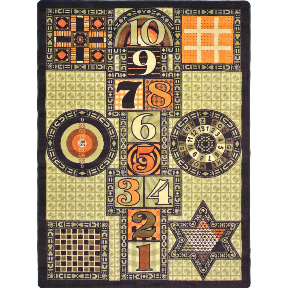 Joy Carpet Games Galore Autumn 7'8" x 10'9". Picture 1