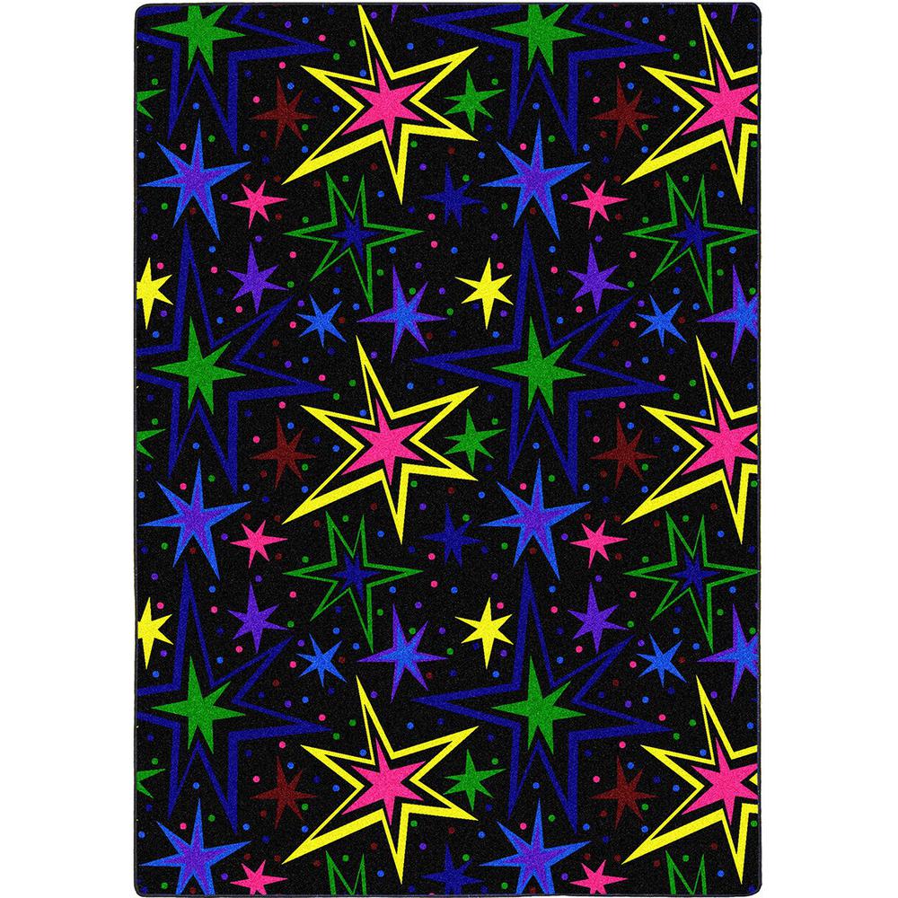 Kapow 6' x 6' area rug in color Fluorescent. Picture 1