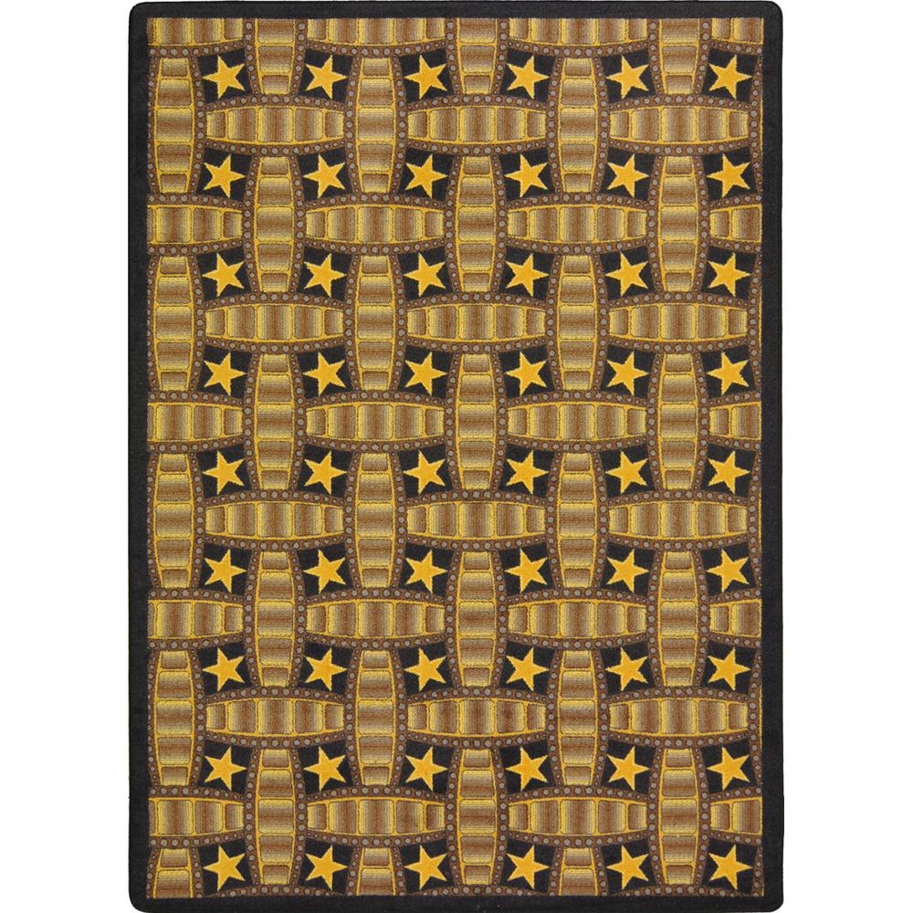 Joy Carpet Marquee Star Chocolate 5'4" x 7'8". Picture 1