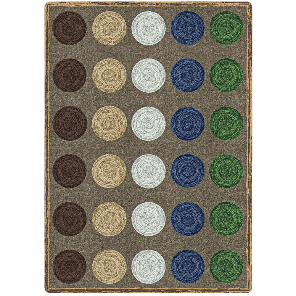 Mindful Seating 10'9" x 13'2" area rug in color Multi. Picture 1