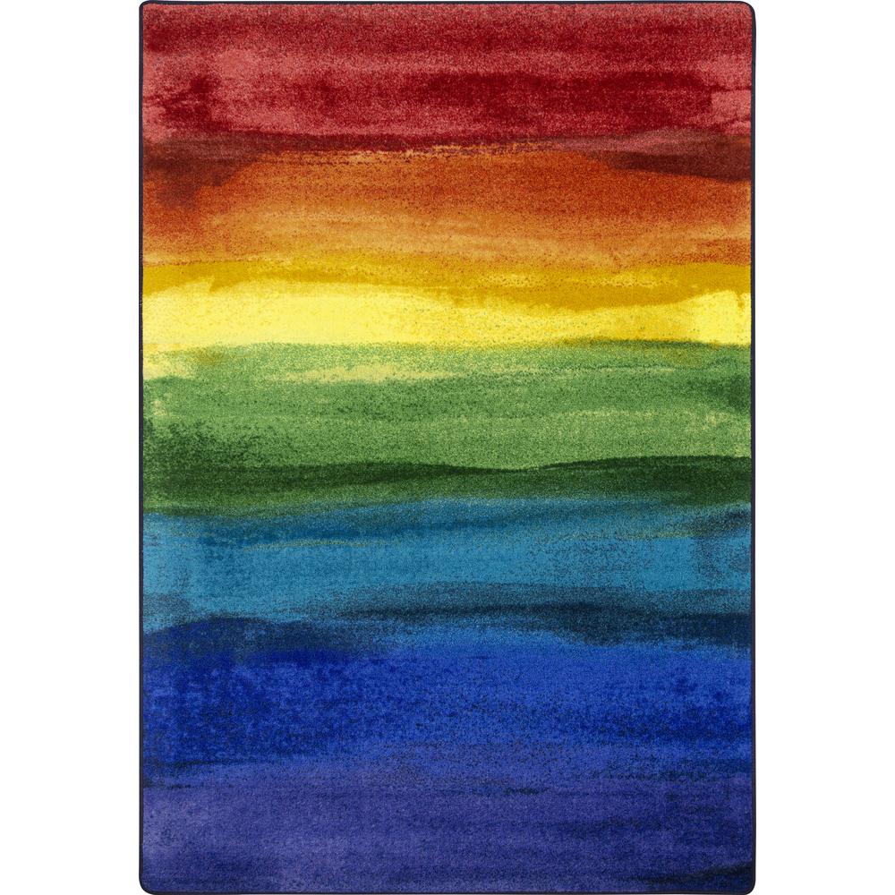 Rainbow Magic 7'8" x 10'9" area rug in color Rainbow. Picture 1