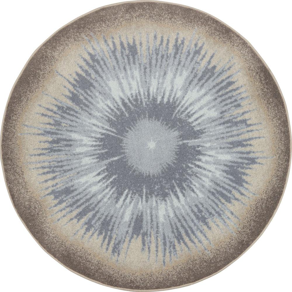 Rare Earth 5'4" Round area rug in color Sandstone. Picture 1