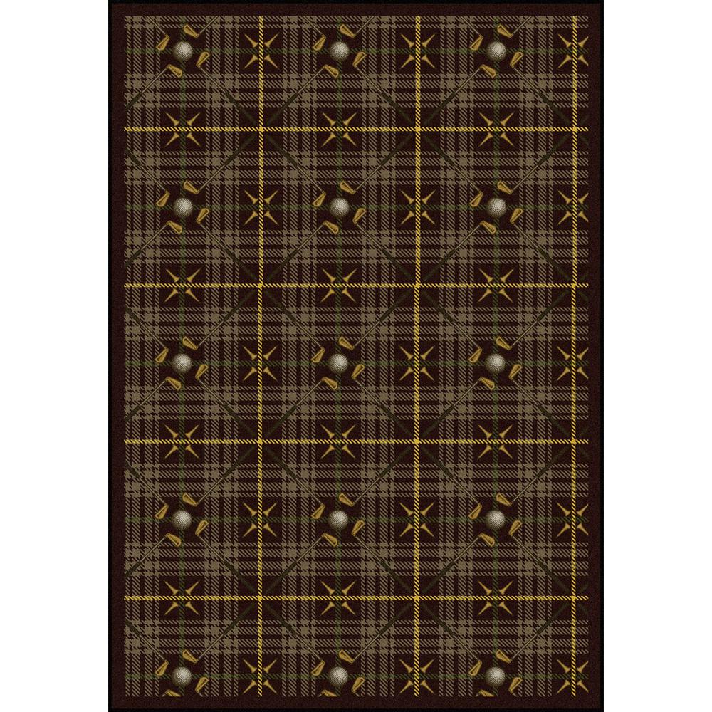 Joy Carpet Saint Andrews Bark Brown 5'4" x 7'8". Picture 1