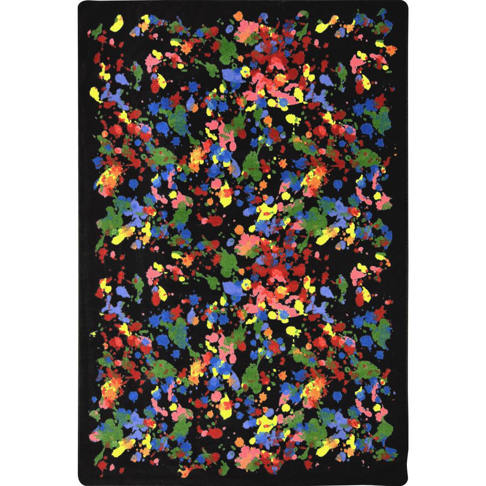 Joy Carpet Splatter Paint Multi 5'4" x 7'8". Picture 1