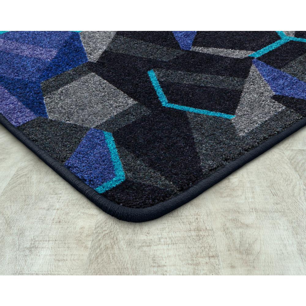 Stealth 7'8" x 10'9" area rug in color Violet. Picture 3