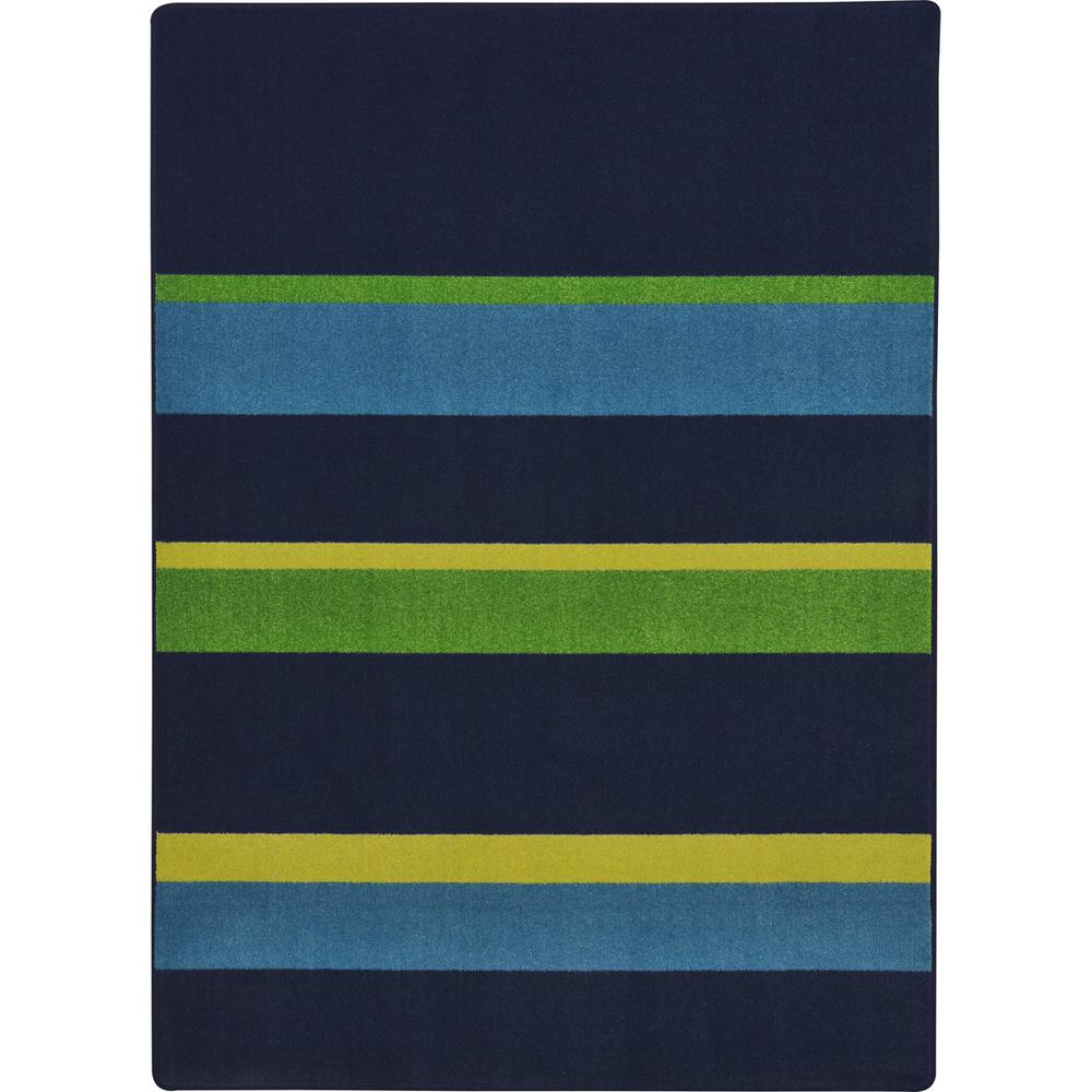 Joy Carpet Straight And Narrow Navy 7'8" x 10'9". Picture 1