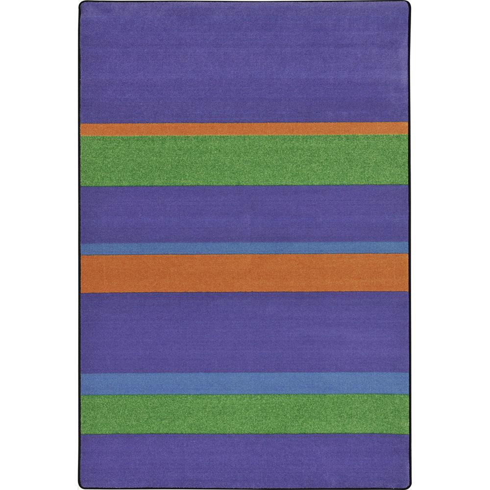 Joy Carpet Straight And Narrow Violet 7'8" x 10'9". Picture 1