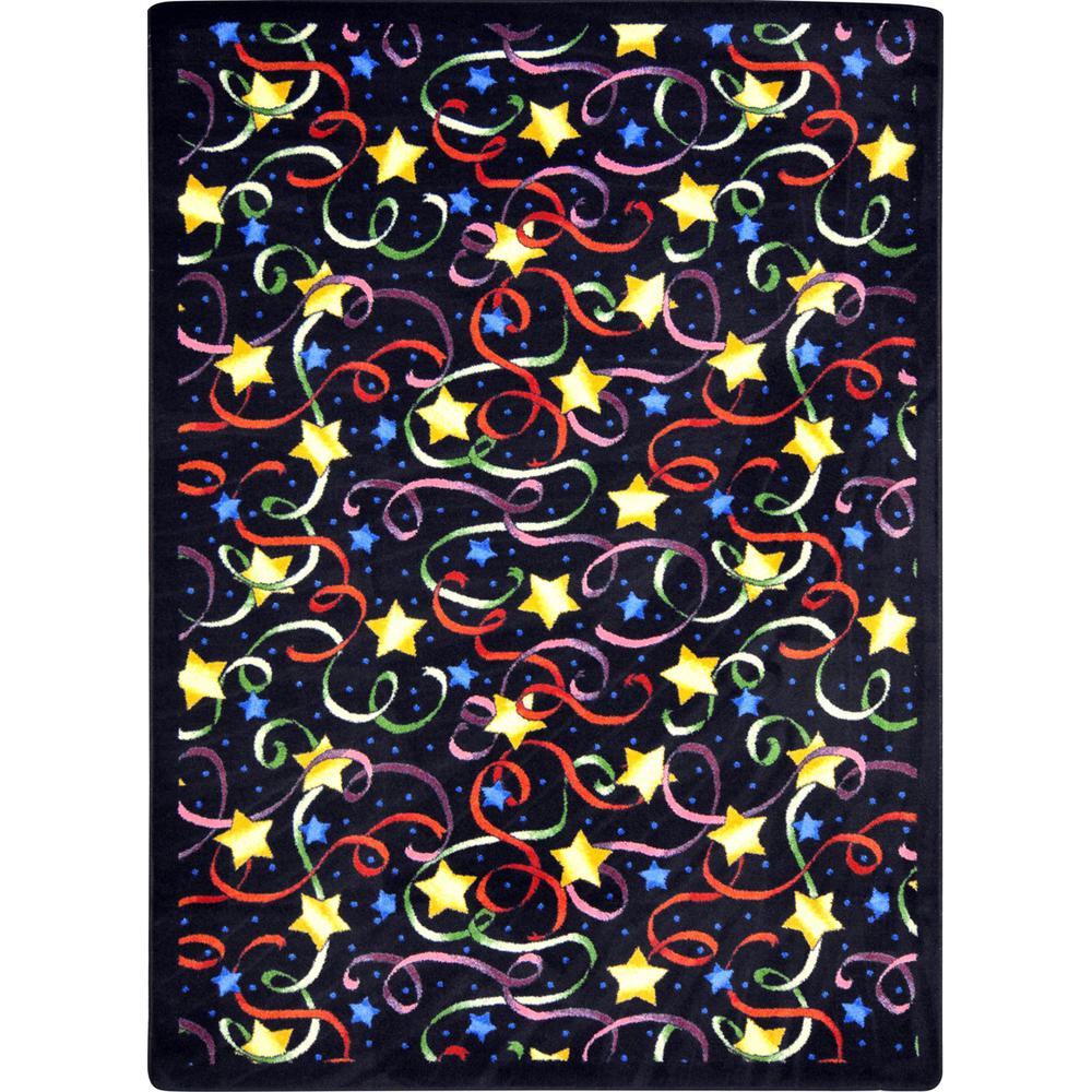 Joy Carpet Streamers And Stars Multi 5'4" x 7'8". Picture 1