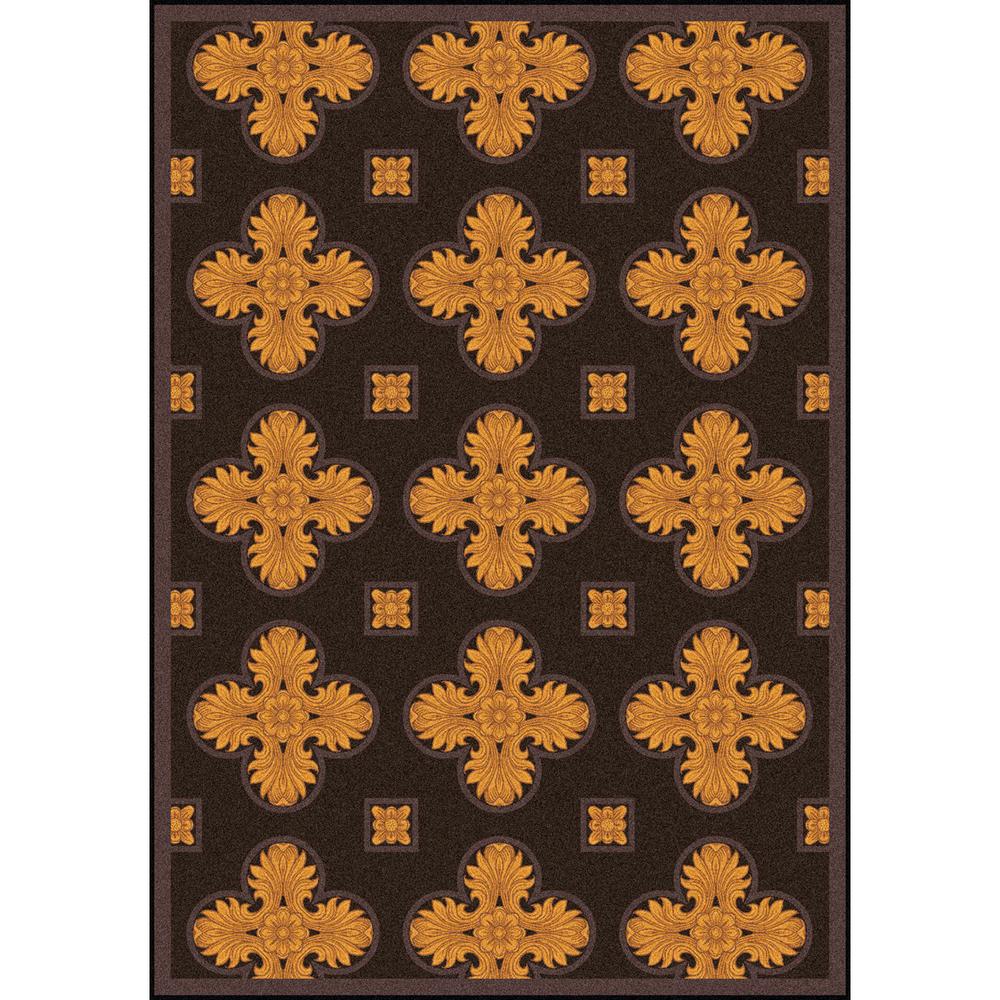 Joy Carpet Tivoli Brown 5'4" x 7'8". Picture 1
