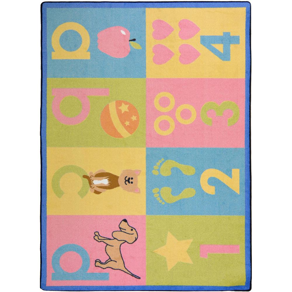 Joy Carpet Toddler Basics Soft 5'4" x 7'8". Picture 1