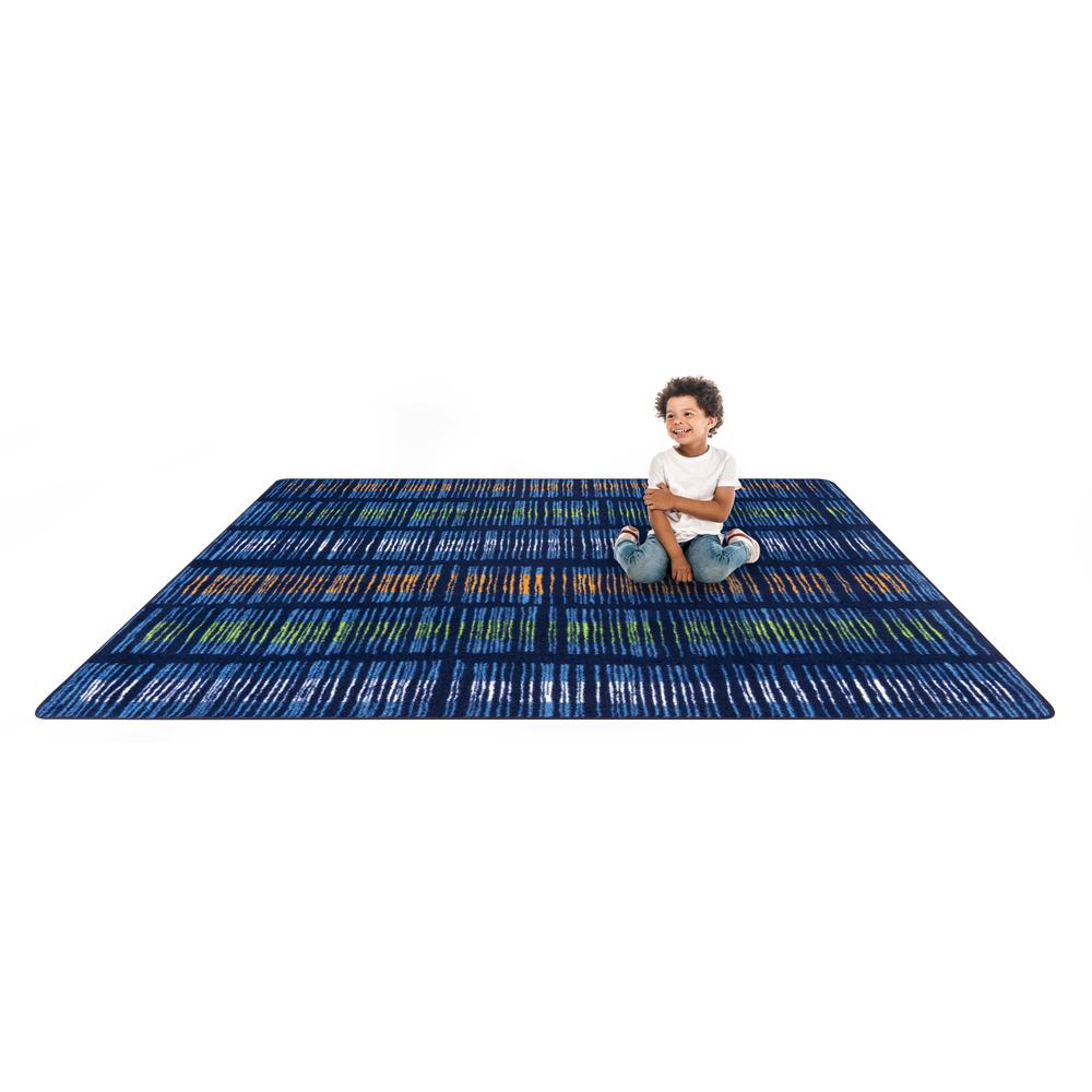 Verve 5'4" x 7'8" area rug in color Citrus. Picture 3