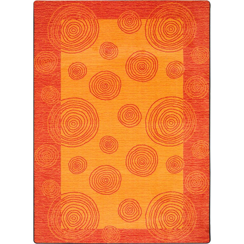 Joy Carpet Whimzi Orange 5'4" x 7'8". Picture 1