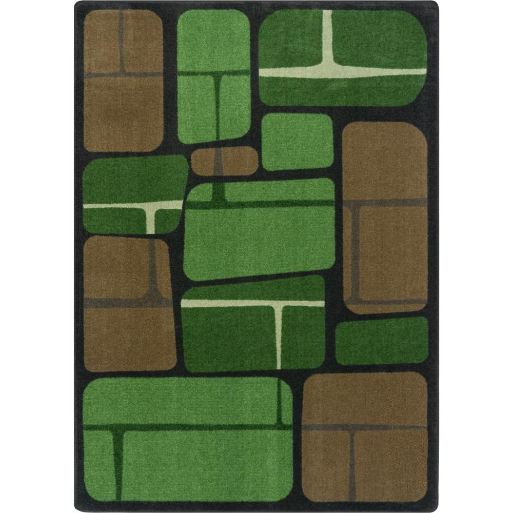BioStones 10'9" x 13'2" area rug in color Meadow. Picture 1