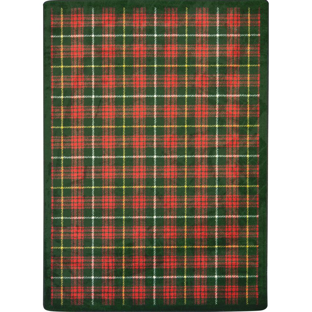 Joy Carpet Bit O' Scotch Tartan Green 7'8" x 10'9". Picture 1
