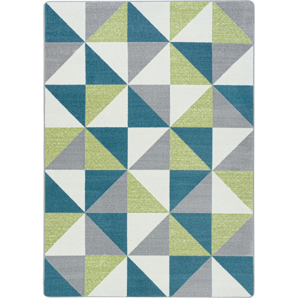Cartwheel 7'8" x 10'9" area rug in color Calypso. Picture 1
