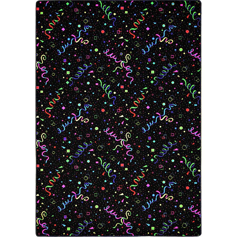 Celebration 6' x 9' area rug in color Fluorescent. Picture 1