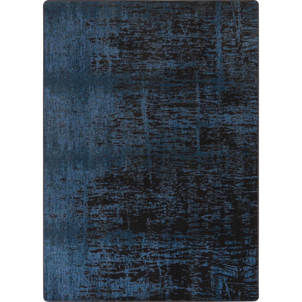 Coastal Canvas 7'8" x 10'9" area rug in color Deep Water. Picture 1