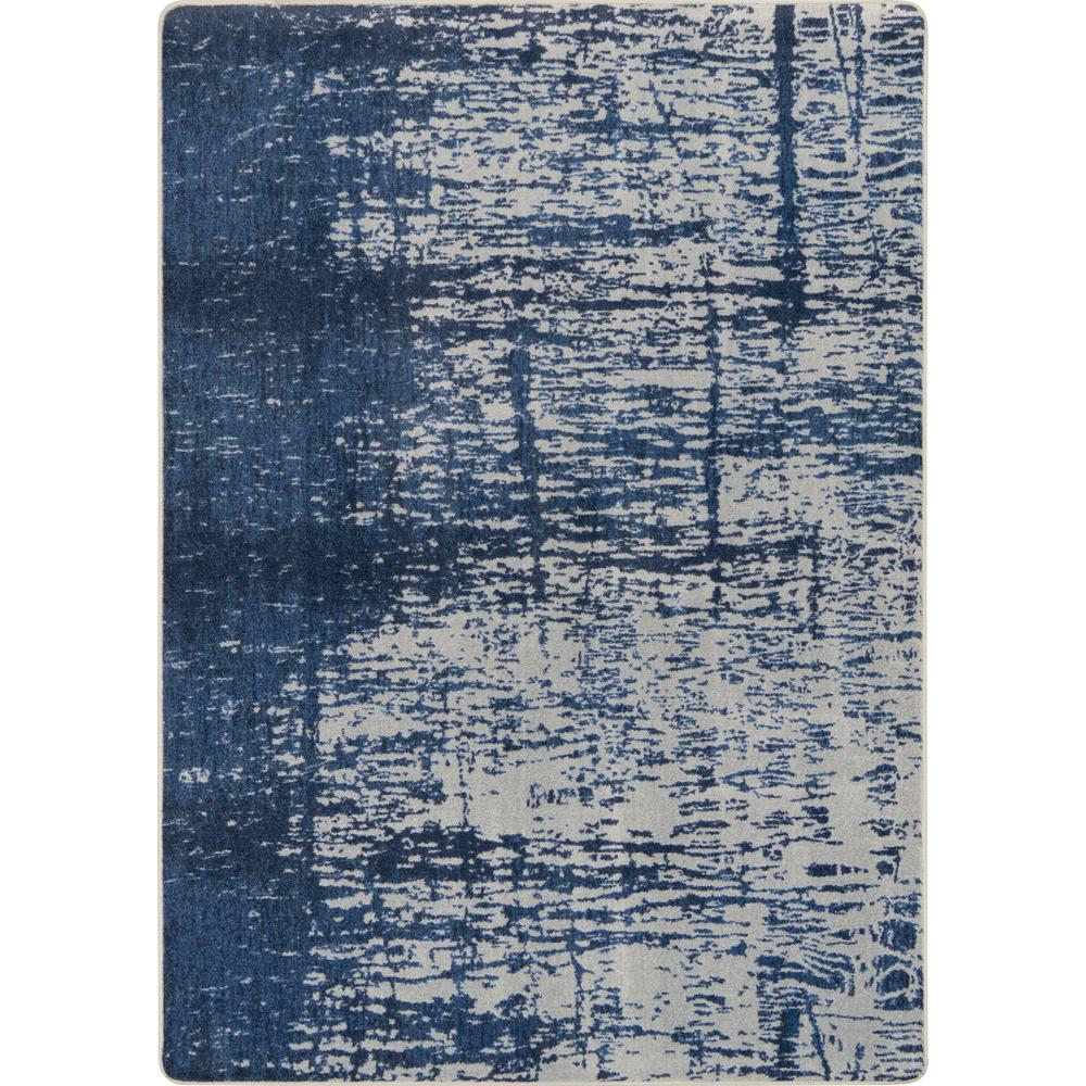 Coastal Canvas 7'8" x 10'9" area rug in color High Tide. Picture 1