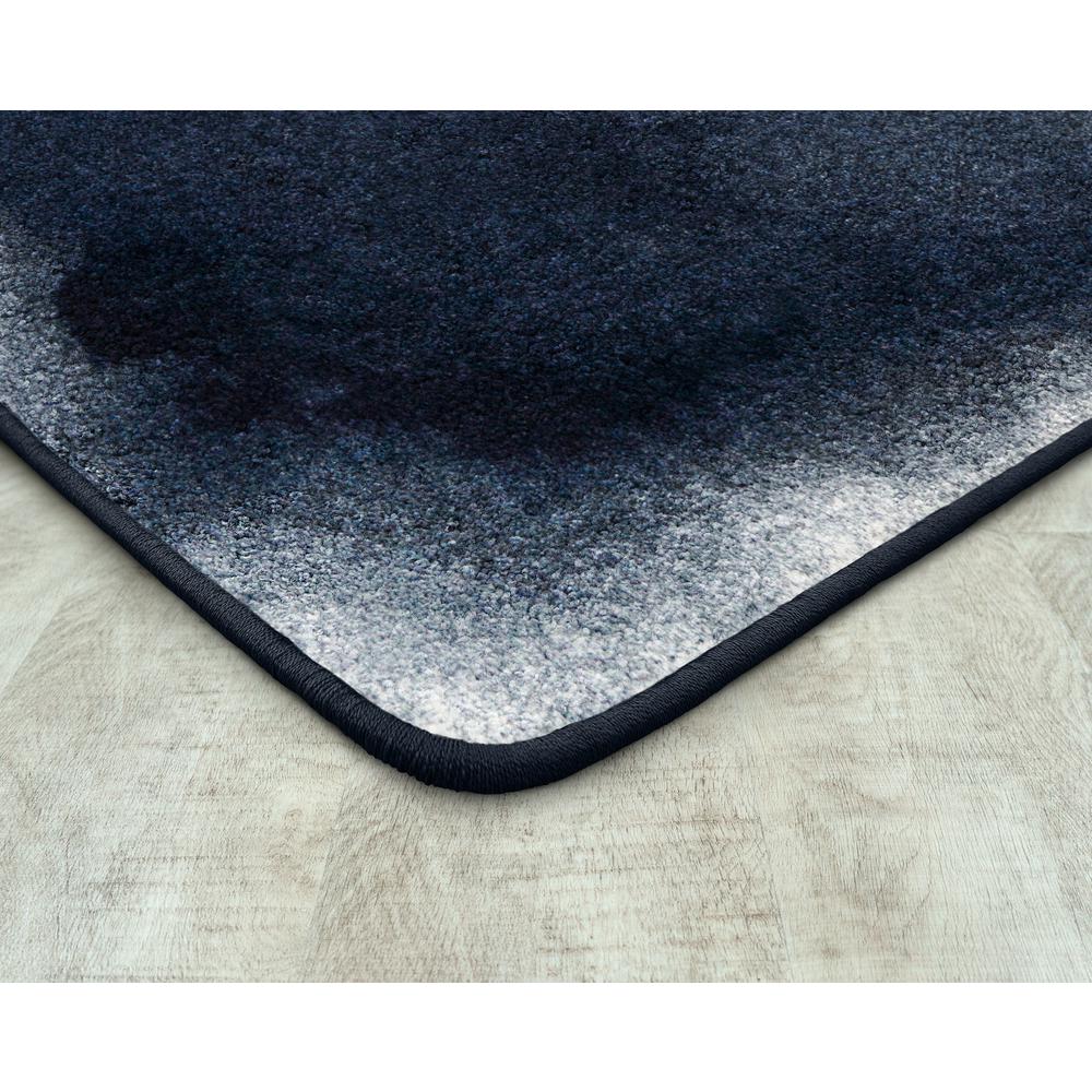 Deep End 7'8" x 10'9" area rug in color Blue. Picture 2