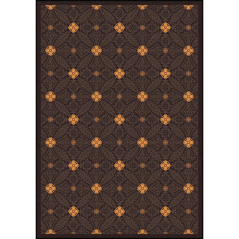 Joy Carpet Fort Wood Brown 7'8" x 10'9". Picture 1