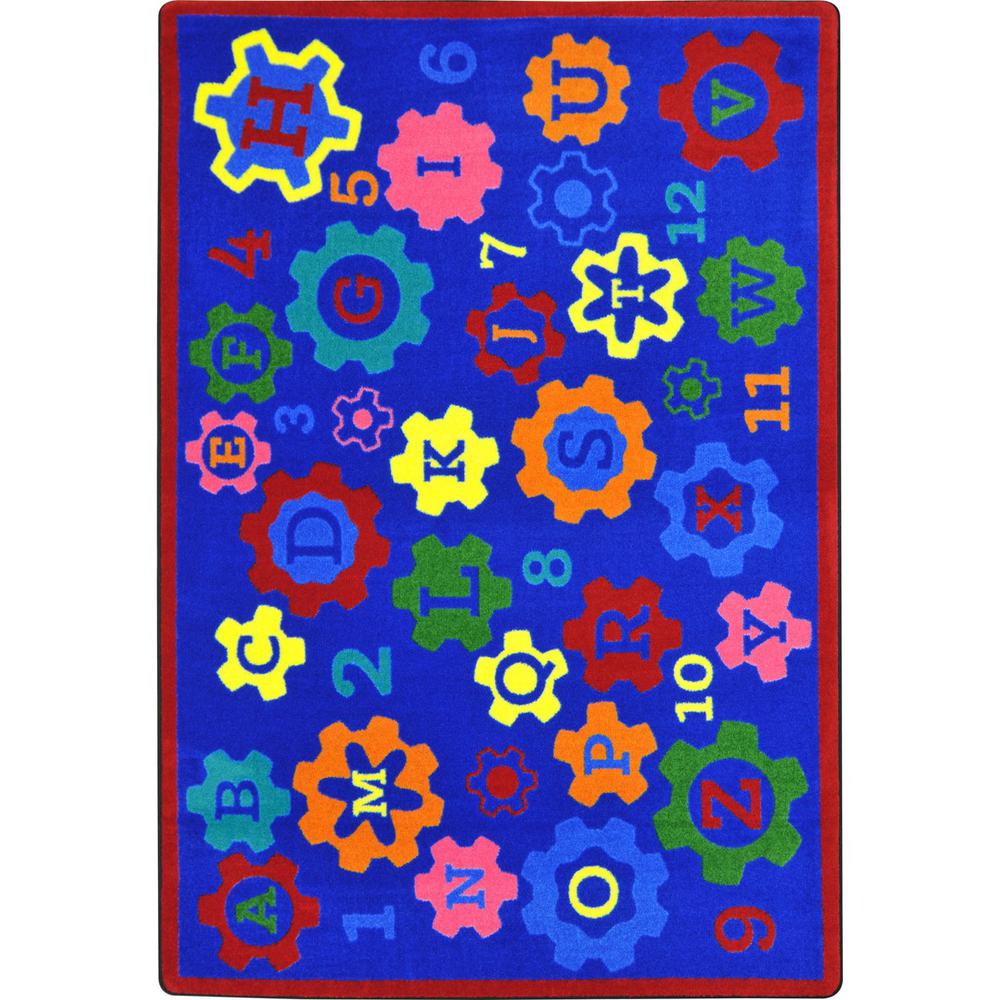 Joy Carpet Geared For Learning Multi 10'9" x 13'2". Picture 1