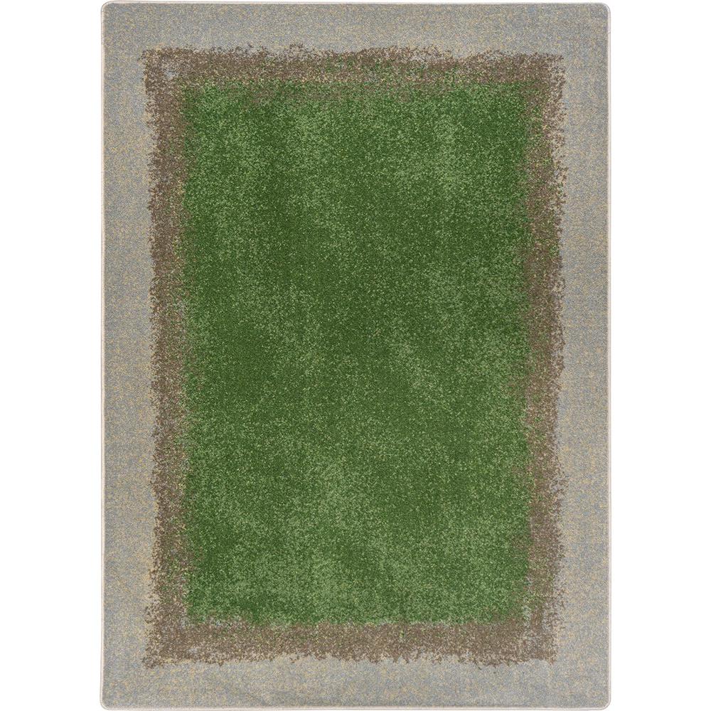 Grounded 10'9" x 13'2" area rug in color Meadow. Picture 1