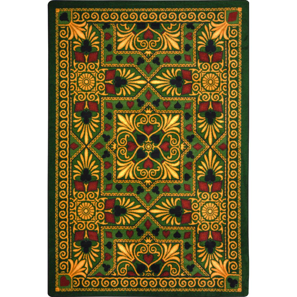 Joy Carpet Jackpot Emerald 7'8" x 10'9". The main picture.