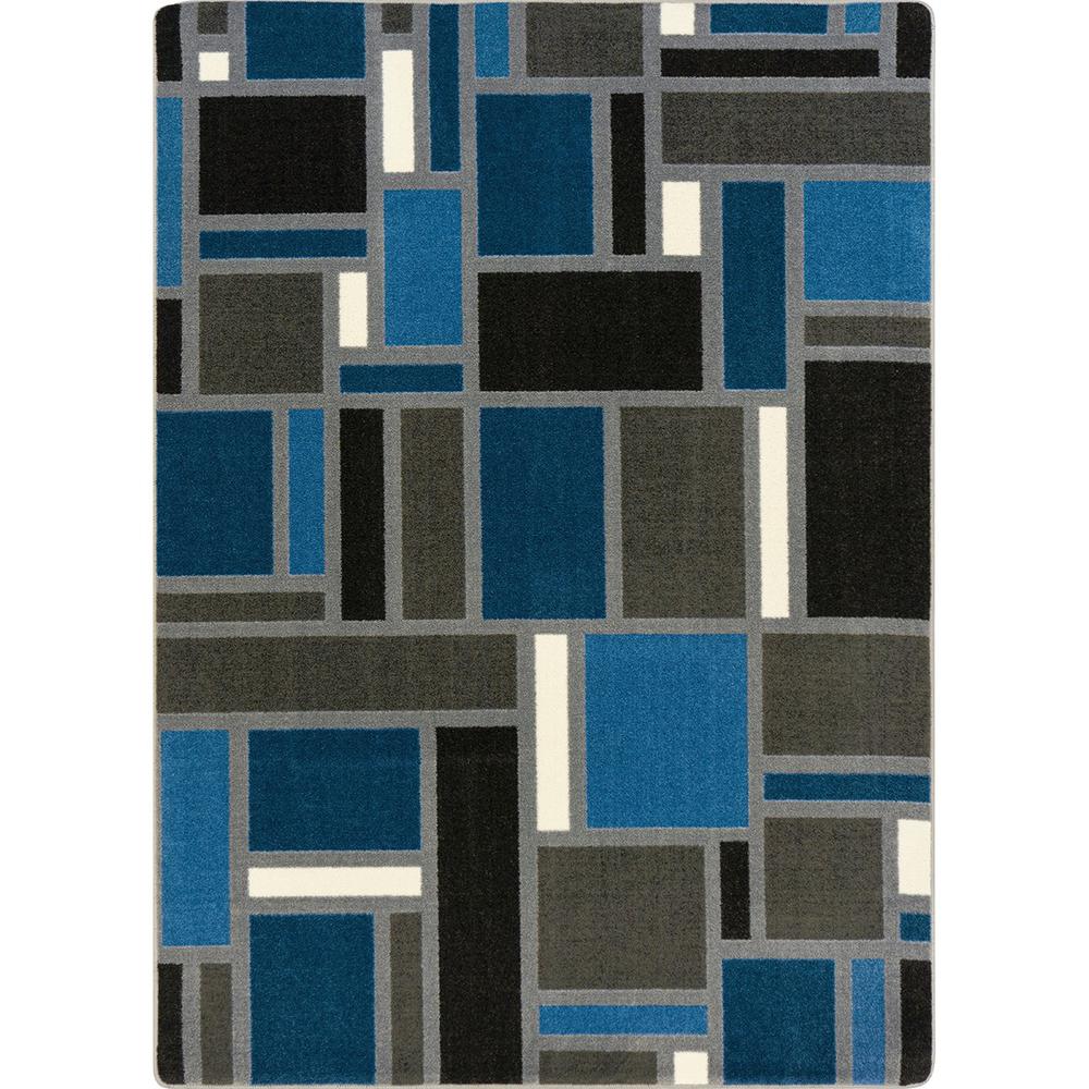 Matilda 7'8" x 10'9" area rug in color Sapphire. Picture 1
