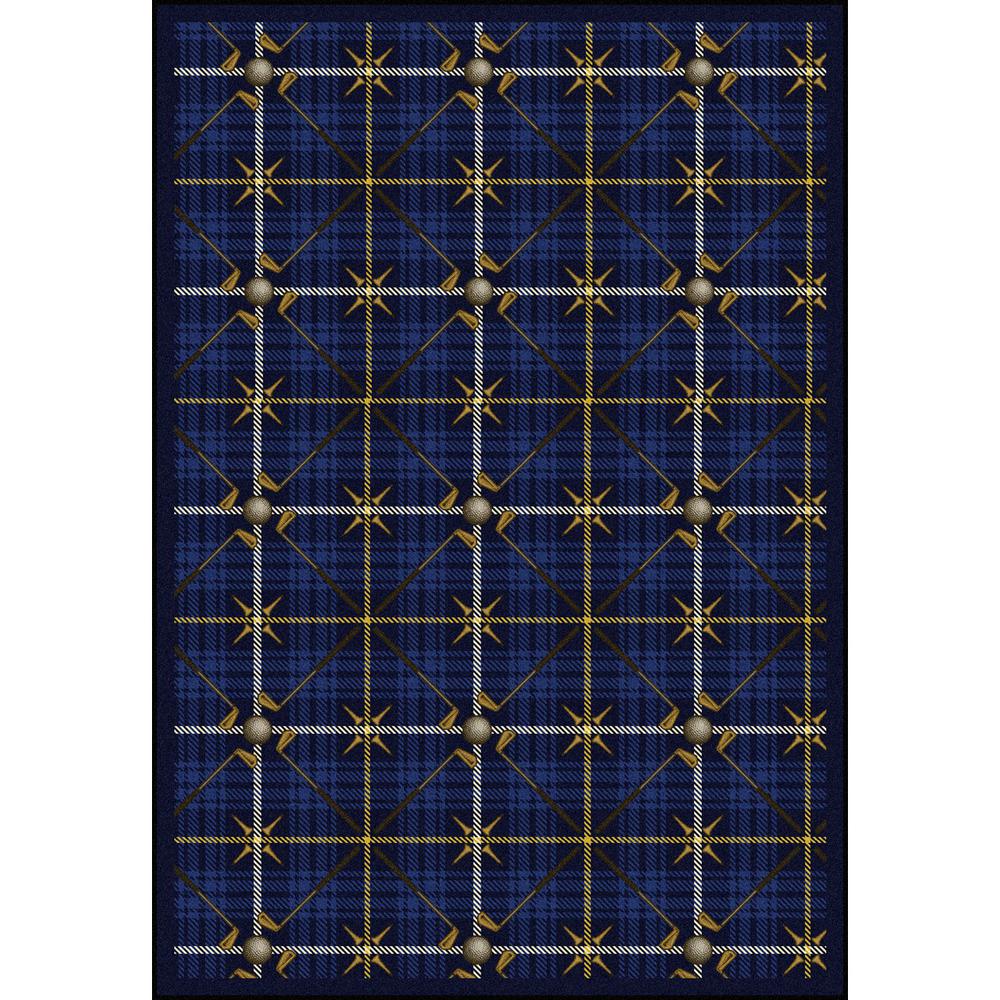 Joy Carpet Saint Andrews Seaside Blue 7'8" x 10'9". Picture 1