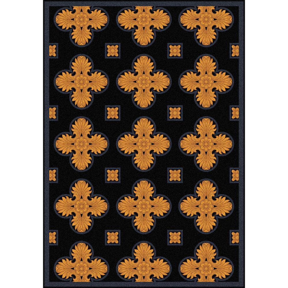 Joy Carpet Tivoli Black 7'8" x 10'9". Picture 1