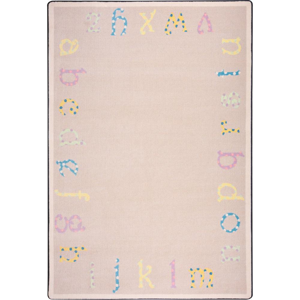 Joy Carpet Polka Dot Abc'S Multi 10'9" x 13'2". Picture 1