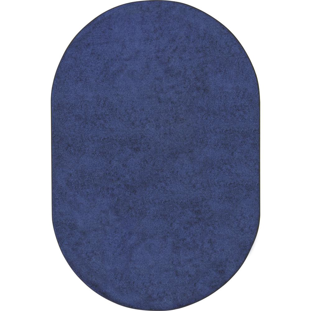 Kid Essentials - Misc Sold Color Area Rugs Endurance, 12' x 8' Oval, Midnight Sky. Picture 1