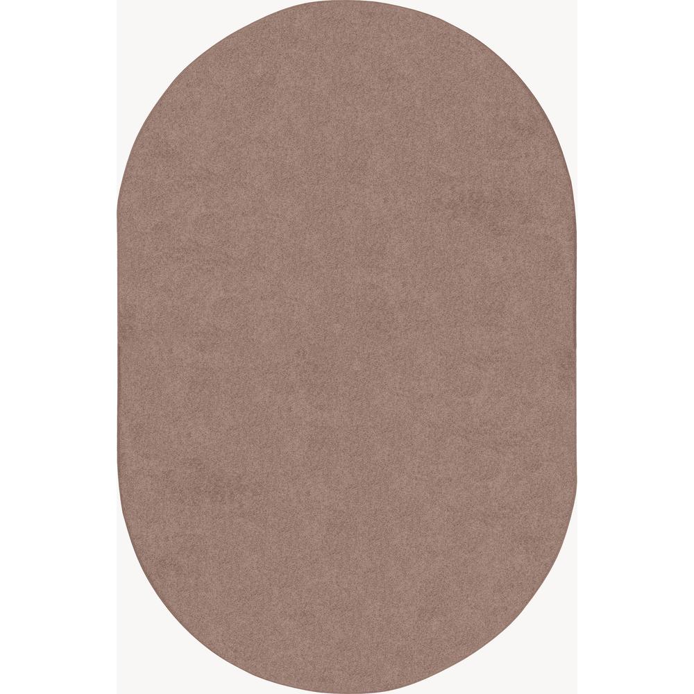 Kid Essentials - Misc Sold Color Area Rugs Endurance, 12' x 8' Oval, Taupe. Picture 1