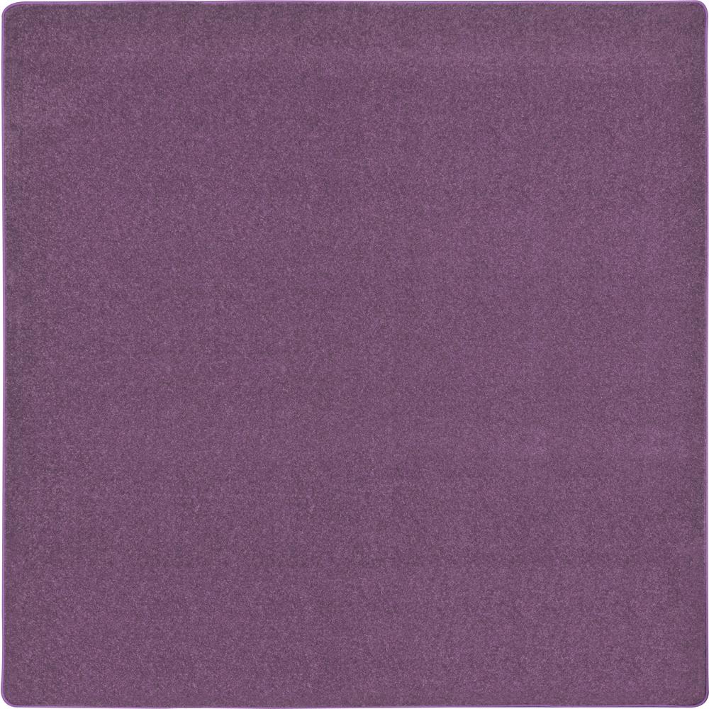 Kid Essentials - Misc Sold Color Area Rugs Endurance, 12' x 12', Purple. Picture 1