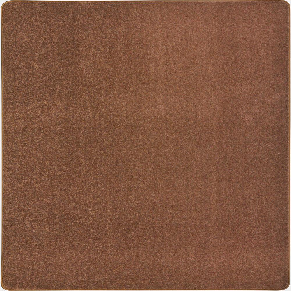 Kid Essentials - Misc Sold Color Area Rugs Endurance, 12' x 12', Brown. Picture 1