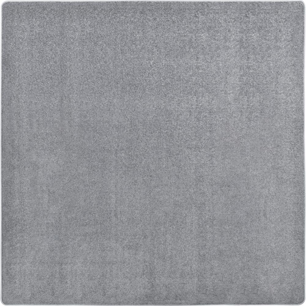Kid Essentials - Misc Sold Color Area Rugs Endurance, 12' x 12', Silver. Picture 1