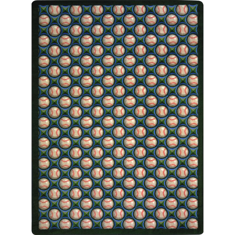 Joy Carpet Bases Loaded Spring Training 3'10" x 5'4". Picture 1