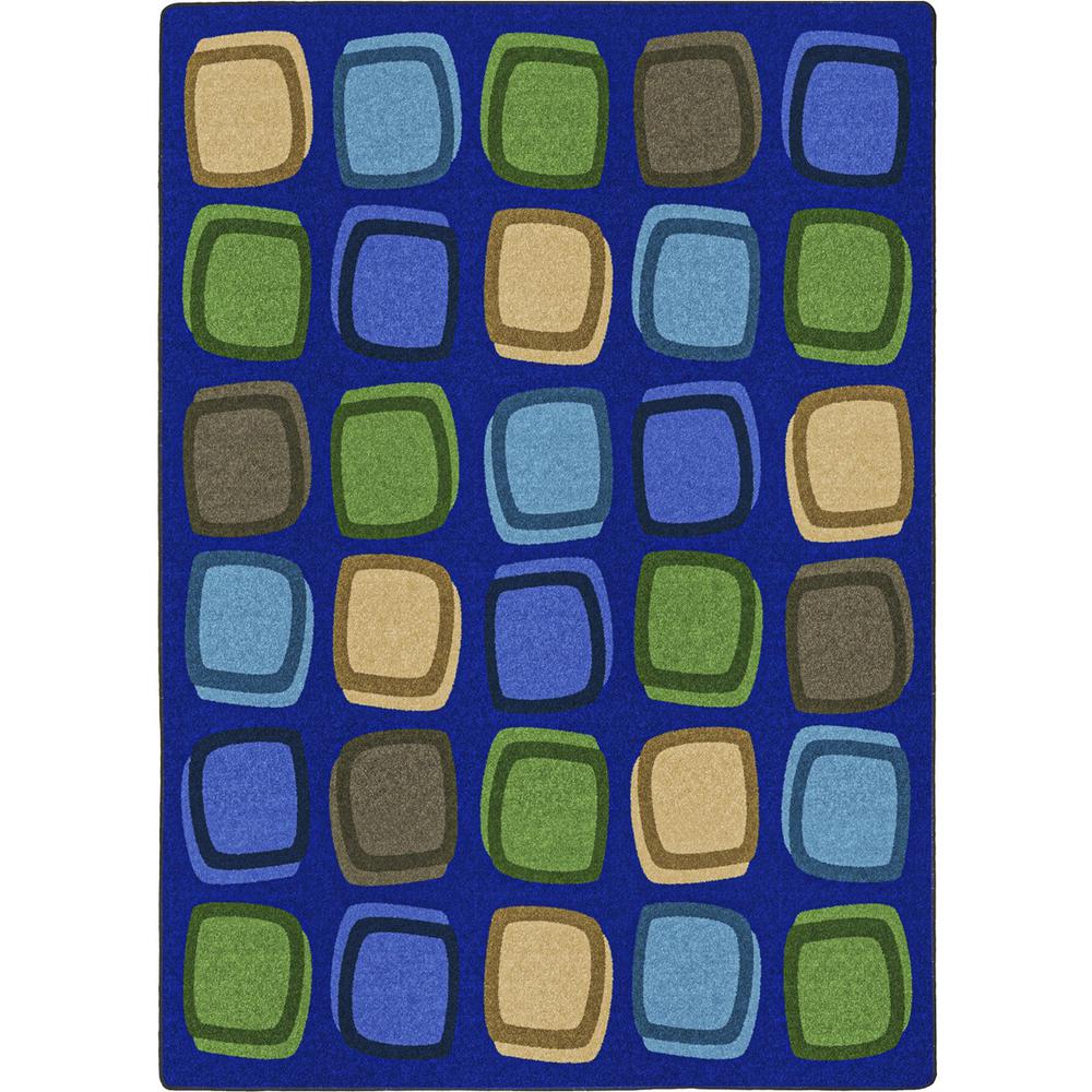 Harmony Blocks 7'8" x 10'9" area rug in color Multi. Picture 1