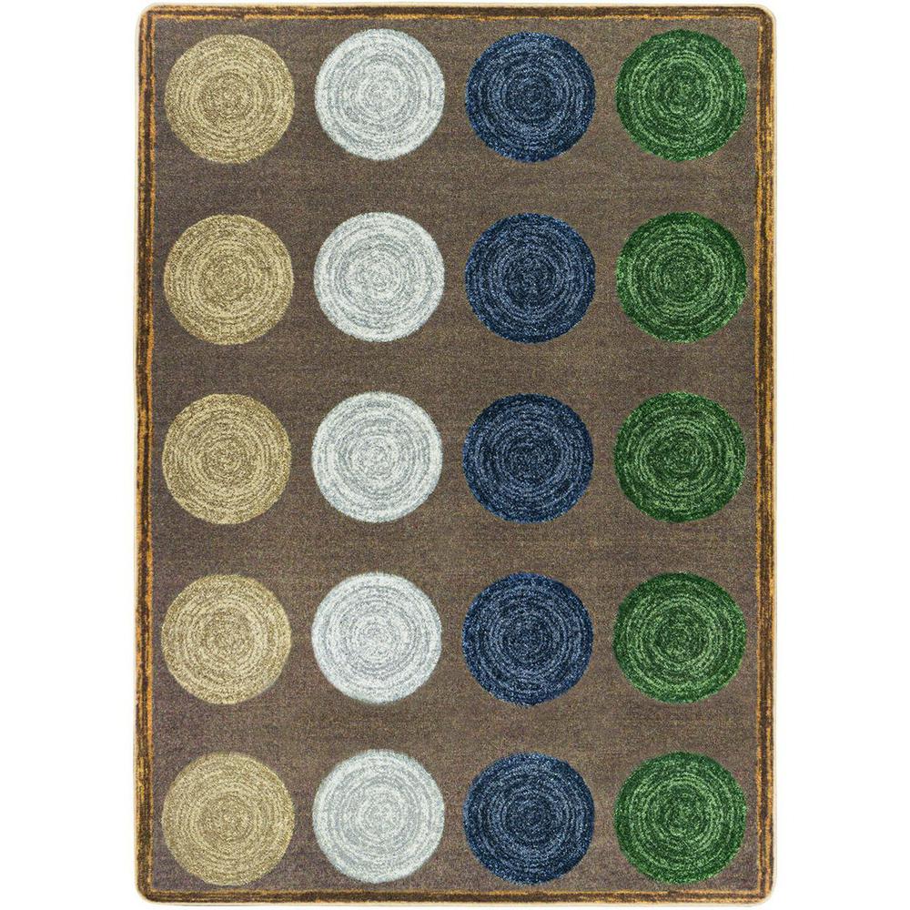 Mindful Seating 5'4" x 7'8" area rug in color Multi. Picture 1