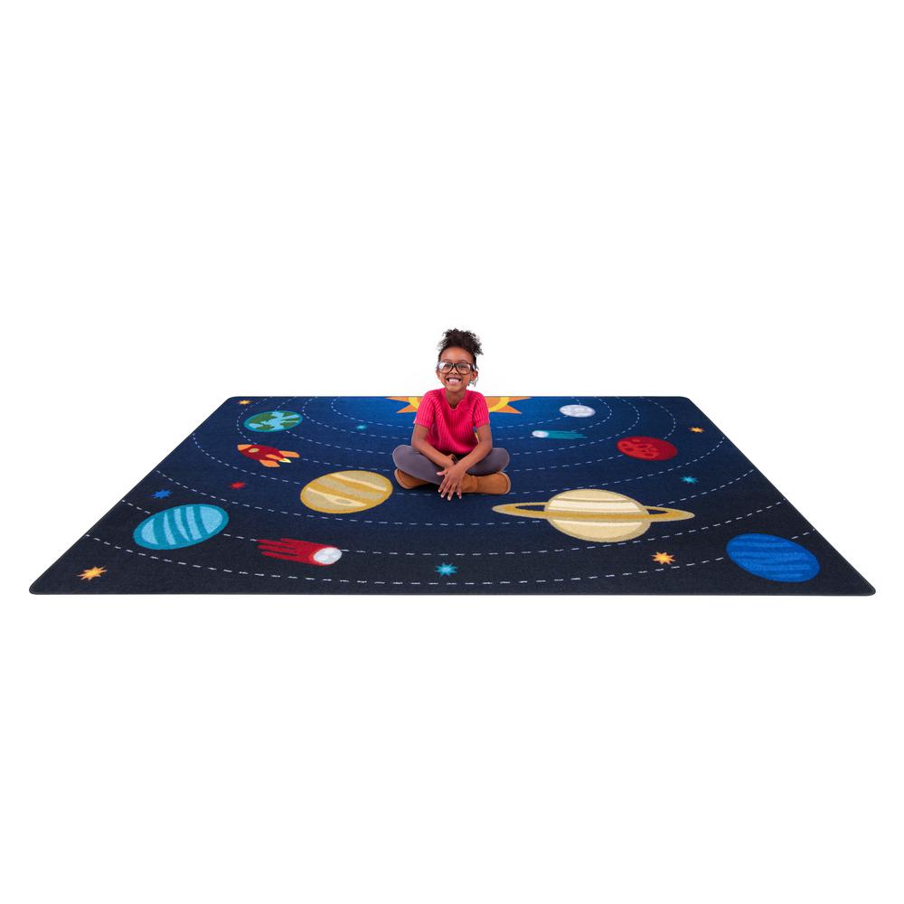 Out of this World 5'4" x 7'8" area rug in color Multi. Picture 3