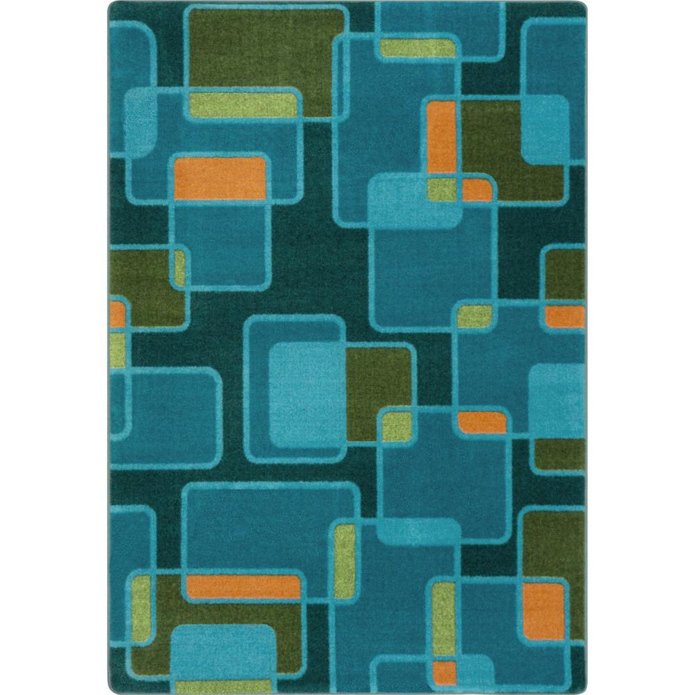Reflex 3'10" x 5'4" area rug in color Citrus. The main picture.