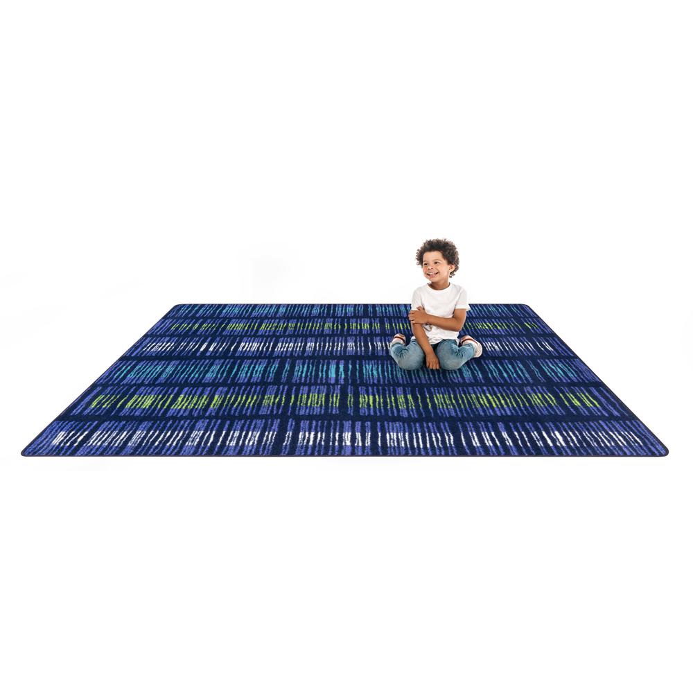Verve 3'10" x 5'4" area rug in color Violet. Picture 4